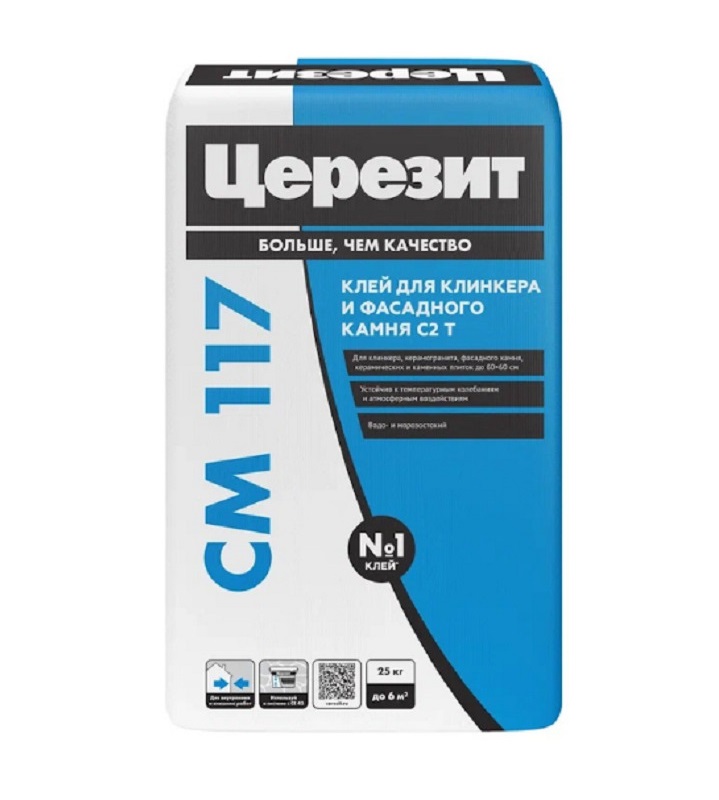 Клей СМ 117/25  25кг для плитки универс Церезит