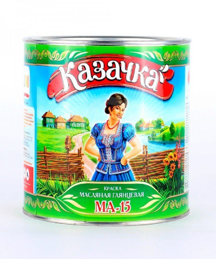 Эмаль Казачка 1,9 кг синяя МА-15 УЦЕНКА