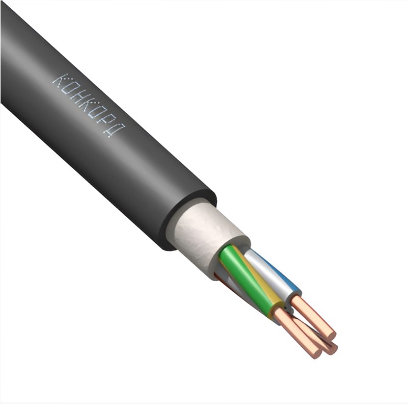 Кабель ВВГнг(А)-LS 3х1.5 ОК (N PE)0.66кВ (бухта 100м) (м) Конкорд 204