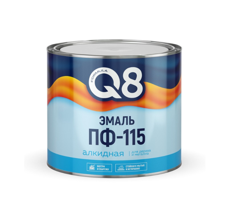 Эмаль Формула 1,8 кг красная ПФ-115