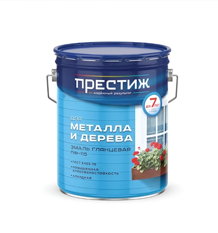 Эмаль Престиж 20 кг белая ПФ-115