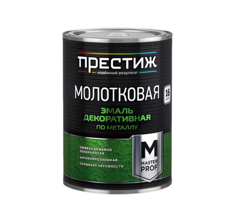 Эмаль молот/эф Престиж темно-коричневая 0,8 кг