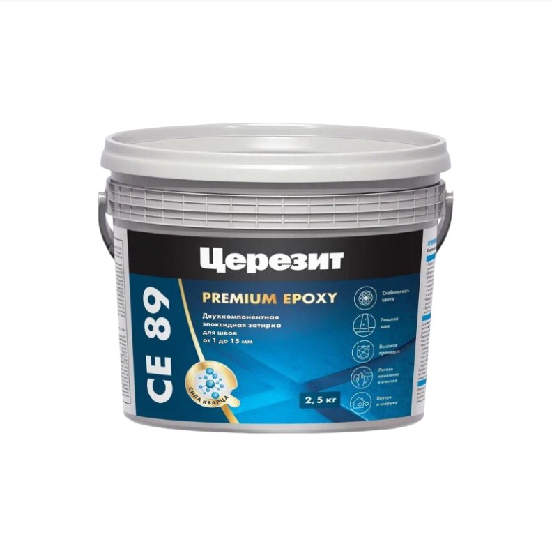 Затирка Эпоксидная Церезит СЕ 89/2,5 кг 807  Серый
