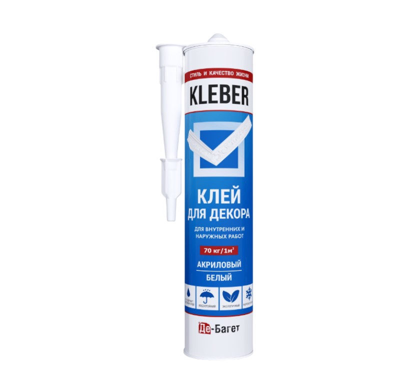 Клей монтажный KLEBER белый 290 гр