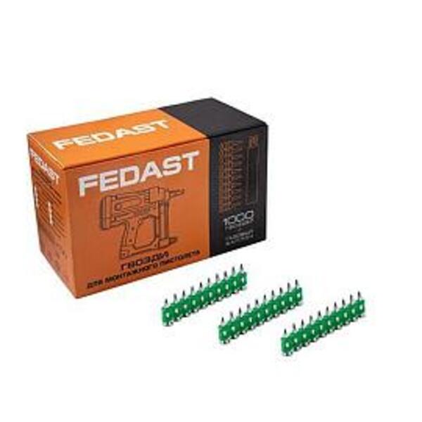 Гвозди по бетону Fedast 3,0х38(1000шт) fd3038mgbpfc УЦЕНКА