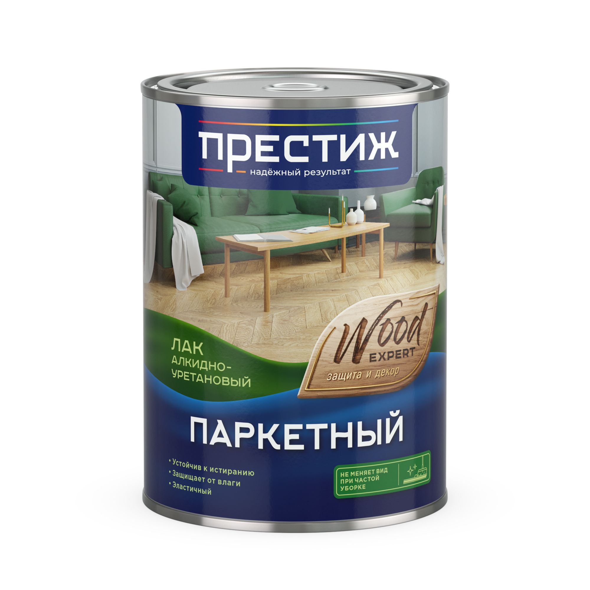 Лак паркетный Престиж алкидно-уретановый 0.9 кг п/матовый