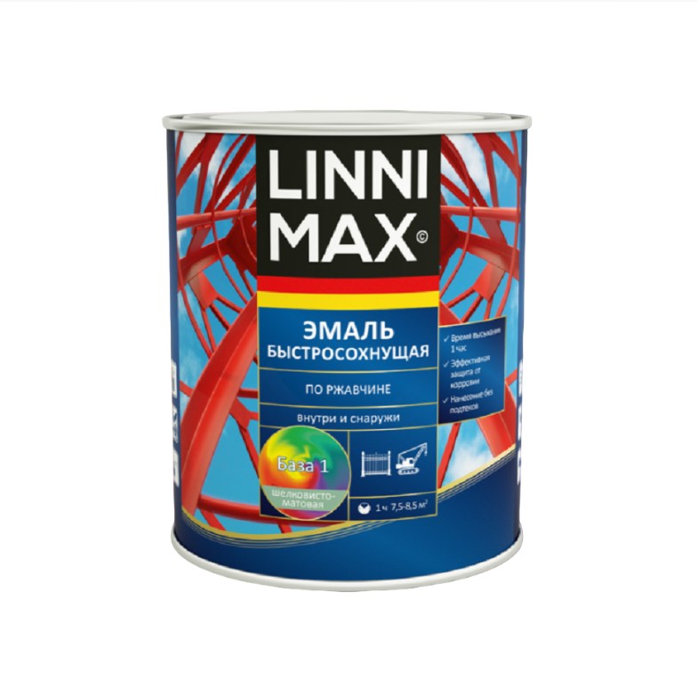 Грунт-эмаль LINNIMAX шел-мат База 1  0,75л