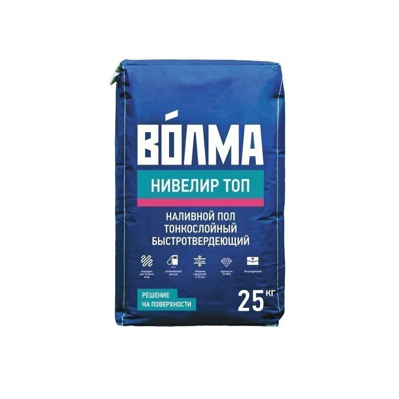 Наливной пол Волма Нивелир -Экспресс 25 кг  (56меш)