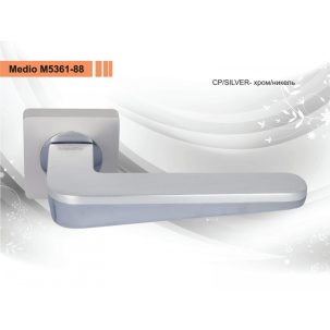 Ручка Медио М5361-88 СР/SILVER хром/никель УЦЕНКА