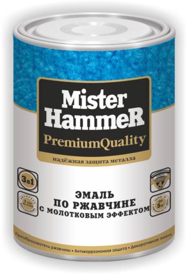 Эмаль молот/эф Mister Hammer медная 0,8 кг