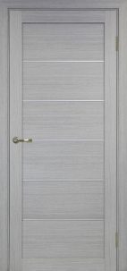 Дверное полотно Турин 501 АПП.1.60 экошпон Дуб серый FL мателюкс молдинг