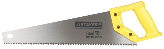 Ножовка STAYER Стандарт 400мм п/дер пл.руч. ун закал зуб 5 TPI 15061-40