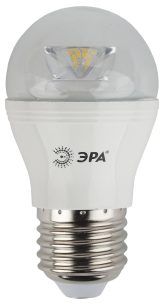 Лампа светодиод ЭРА LED smd P45-7W-840-E27-Clear