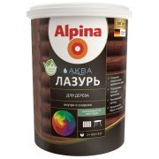 Аква Лазурь Alpina для дерева Тик 0,9 л УЦЕНКА