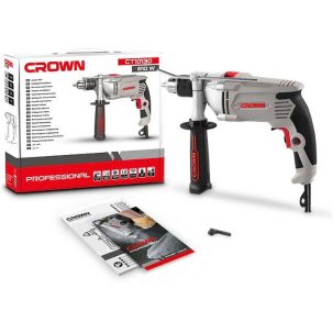 Дрель ударная CROWN CT10130 810 Вт 13мм