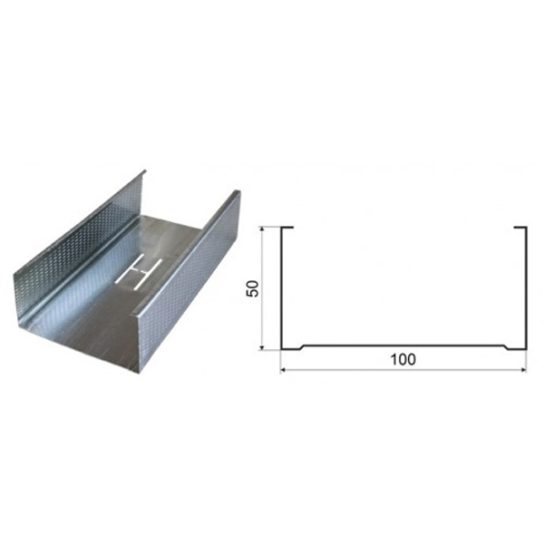 Профиль ПС 100х50х0,6 Албес 3м(12)
