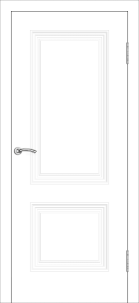 Дверное полотно Шелли-2 Эмаль белая 600Г