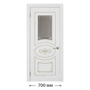 Дверное полотно Бьянка Арт ваниль Золото 800С