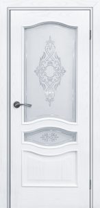 Дверное полотно Амелия 800 С тон 27 стекло Византия