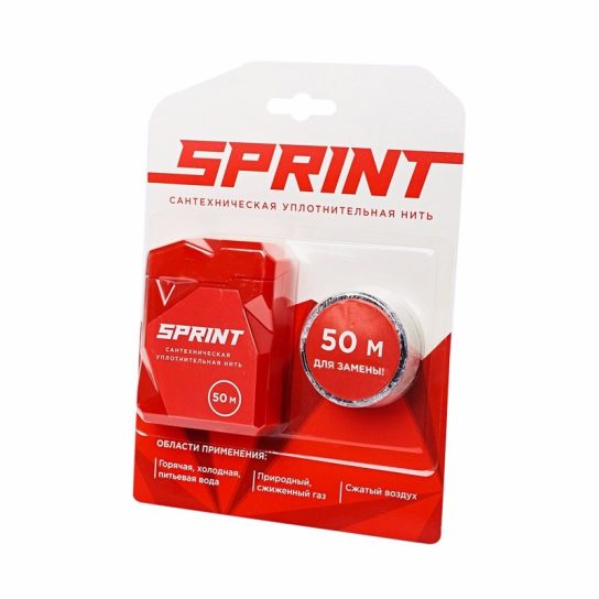 Нить уплотн Sprint 50м+бокс 50м катушка