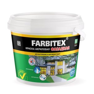 Краска FARBITEX акриловая фасадная 13 кг