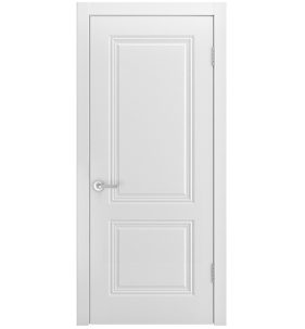 Дверное полотно Шелли-2 Эмаль белая 900С