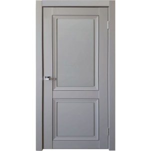 Дверное полотно Деканто серый бархат 600С серый сатин