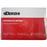 Набор коронок DERZHI п/дереву 14 шт 19154 8305-004(19,22,29,32,38,44,51,64,76,89,102,127)