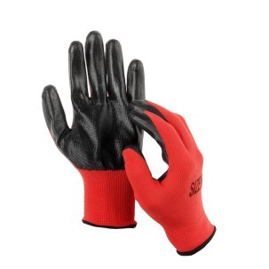 Перчатки DERZHI Gepro красно-черные 863404