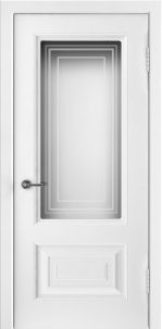 Дверное полотно Скин-6 Эмаль белая 800С