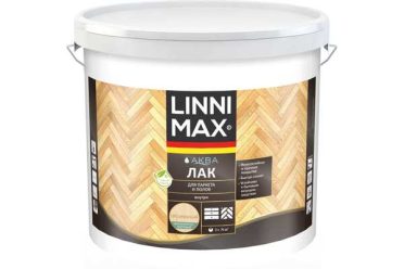 Лак акрил LINNIMAX для дерева матовый 9л