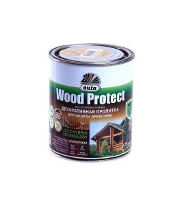 Пропитка декор для древесины Dufa Wood Protect белая 0,75л