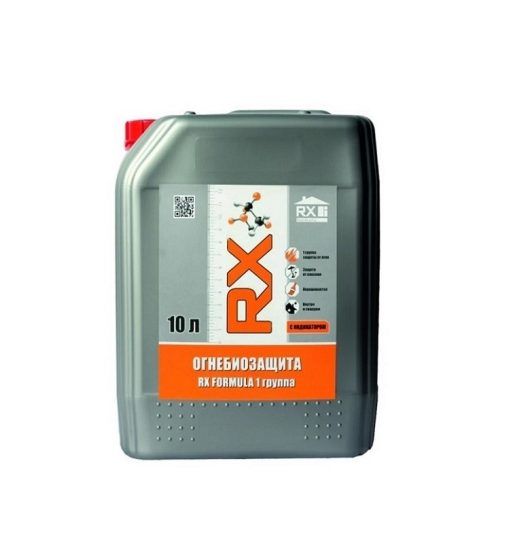 Огнебиозащитный состав Formula RX 10 л красный 1 гр